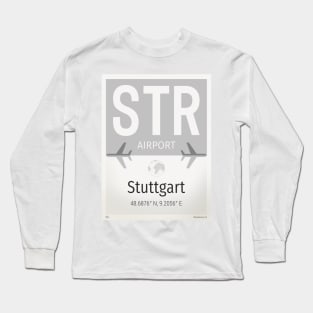 STR Stuttgart airport Long Sleeve T-Shirt